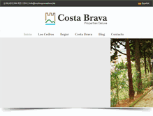 Tablet Screenshot of costabravapropertiesdeluxe.com